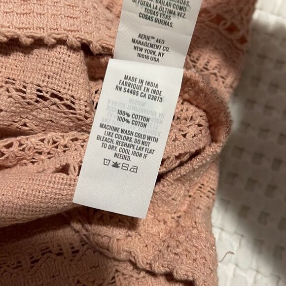 NWT- Aerie - M & XL. Crochet Knit Crop Top - Picture 4 of 5